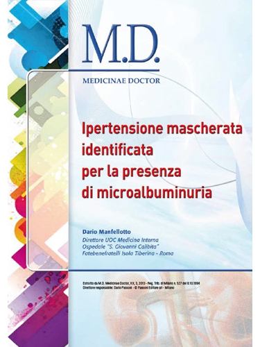 Ipertensione mascherata identificata per la presenza di microalbuminuria</br></br>
