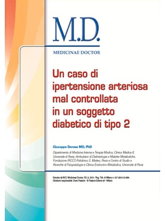 Un caso di ipertensione arteriosa mal controllata un un soggetto diabetico di tipo 2