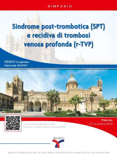 Sindrome post-trombotica (SPT) e recidiva di trombosi venosa profonda (r-TVP)